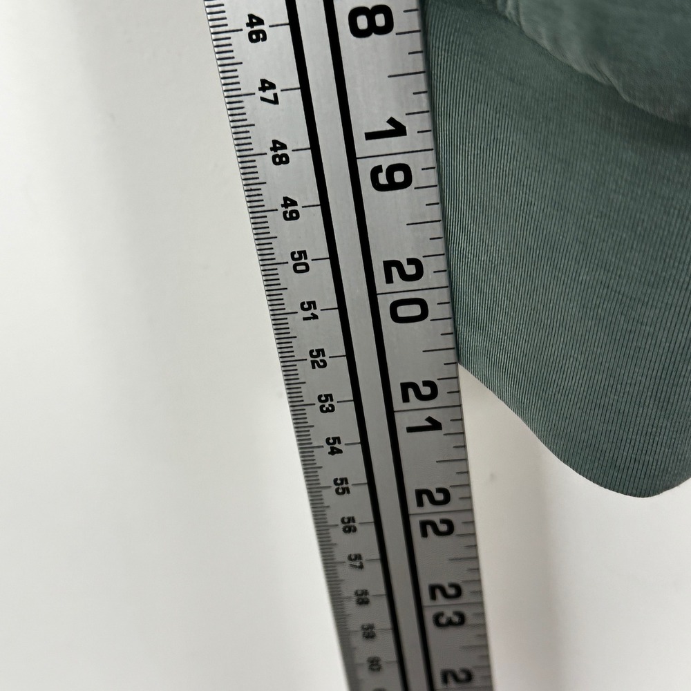 Lululemon Softstreme Perfectly Oversized Cropped Crew Forrest Crew Womens Sz 10 - Picture 13 of 16